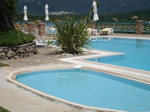 Schwimmbad des Ferienhauses