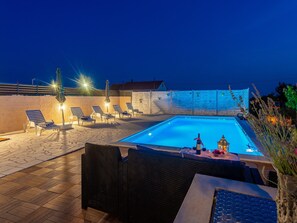 Piscine maison de vacances