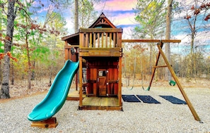 Welcome to the WILD RHOMPUS playground.  Kids love this playground! Hours of fun