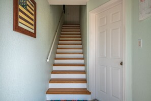 Front Door Entry Staircase. Also accessible from garage.