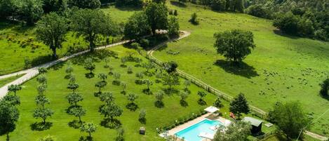 Piscine maison de vacances