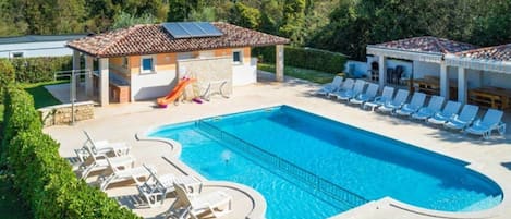 Schwimmbad des Ferienhauses