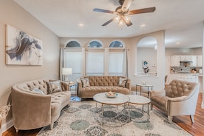 Home Decor, Ceiling Fan, Table, Furniture, Coffee Table