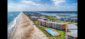 Aerial View of Topsail Dunes- Ocean Front with bonus Inter-Coastal View

