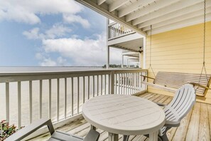Feel like you are in your own special world swinging away overlooking spectacular Perdido Bay.