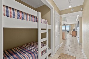 Built in hallway bunks!  So fun!