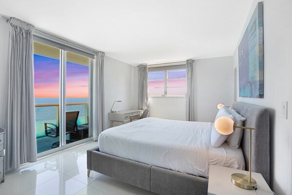 Sunrise from bed