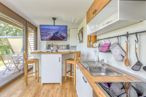Kitchen and dining area