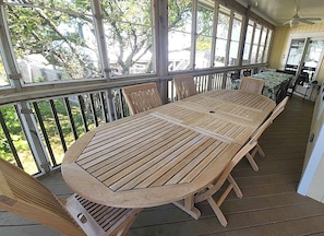 Screened Porch, First Floor