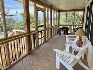 Screened Porch, First Floor