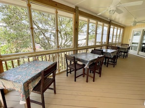 Screened Porch, First Floor