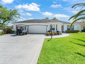 Loads of parking space inside the 3-car garage and on the driveway
