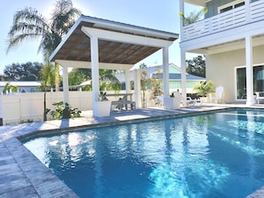 The Pool of Tranquility 
Saltwater Infinity Pool & Spa - heated with gas 