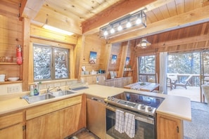 Kitchen with updated appliances