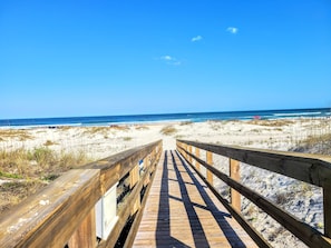 Beautiful Beach Steps Away