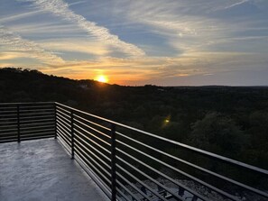 Blick von der Unterkunft