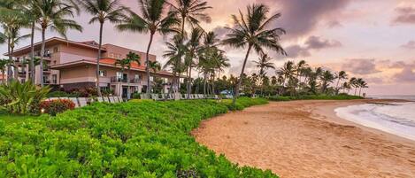 Beautiful resort property set right on Kauai's Poipu Beach