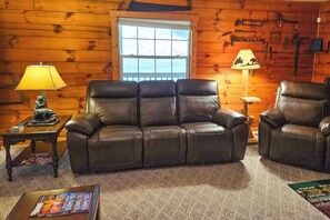 Living Area | Fireplace | Central Air Conditioning