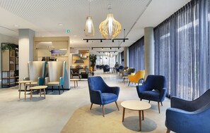Sittområde i lobbyn