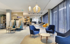Sittområde i lobbyn
