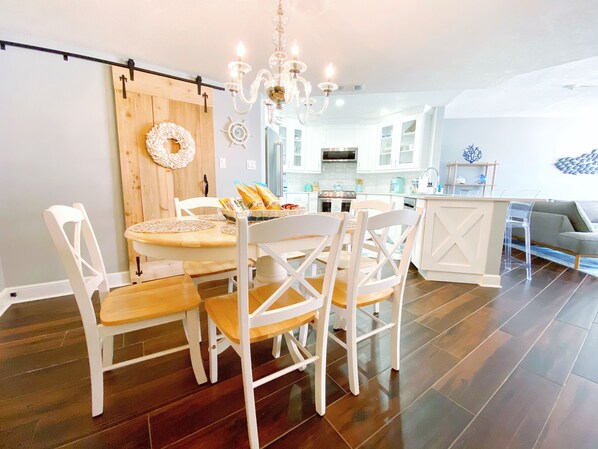 Cute, Cozy, and Costal Dining Room