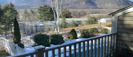 Beautiful mountain view from balcony!