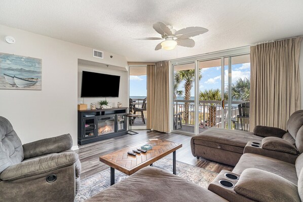 Oceanfront Living Room