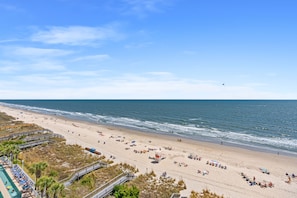 Private Oceanfront Balcony View