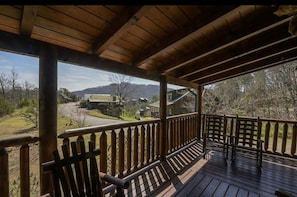 View from main floor porch