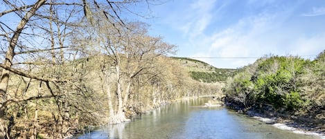 Guadalupe river access on property.