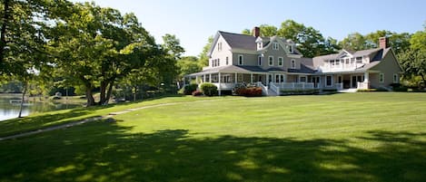 Gorgeous renovated farmhouse w/ river views from every room on 15+ private acres