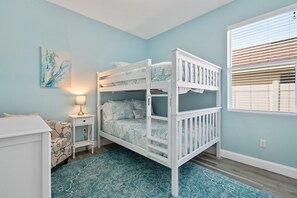 Bedroom number 4 with bunk beds.
