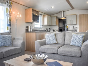 Living area | The Endeavour - Flask Country Lodges, Robin Hood’s Bay