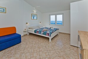 Bedroom with seaview