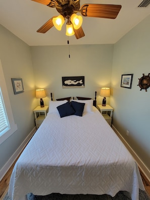 Bedroom #1 of 2, with queen bed  (Linens provided)