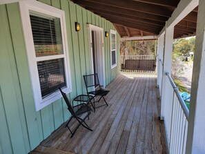 Upper porch with water views, right outside the unit