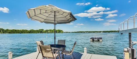 Seating on Private Pier