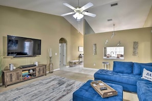 Living Room | Main Level | Smart TV w/ Streaming Services