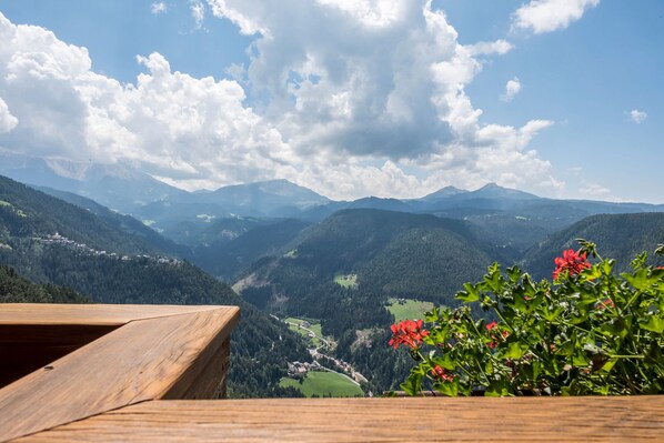 Blick von der Unterkunft