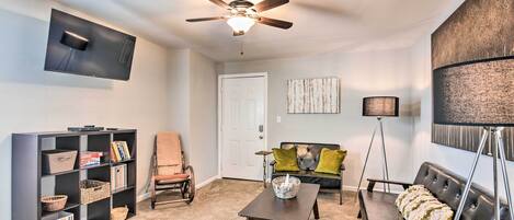 Galveston Vacation Rental | 2BR | 1BA | 950 Sq Ft | Stairs Required