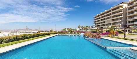 Refresh and recharge by the poolside