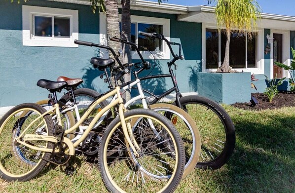 Very safe biking neighborhood.
