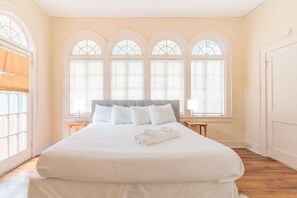 Master Bedroom with big windows