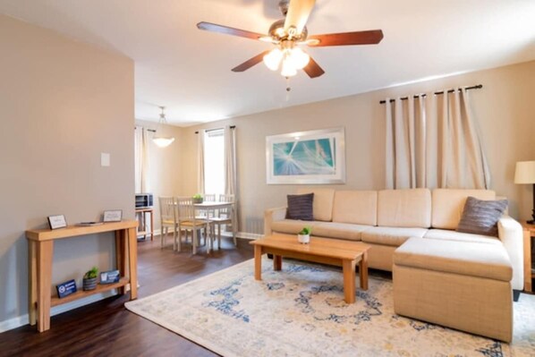 Classic Living Room with Wood Furnitures