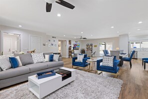 Cozy living space with seating for all