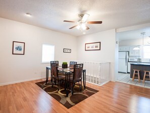 The Dining Room - Baby gate provided for stairs