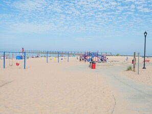 Take a Stroll Down the Walkway to the Lighthouse and Lake