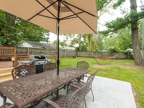 Backyard Patio and Deck