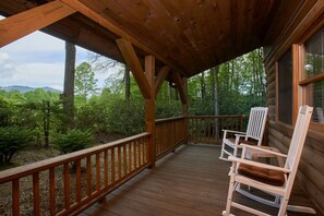 Spacious deck