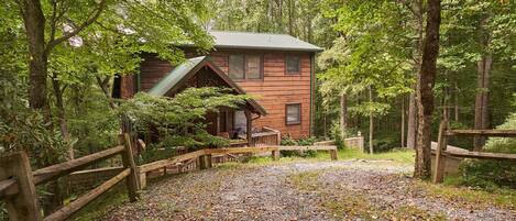 Ragland Mountain House Nestled in the forest with ample parking.